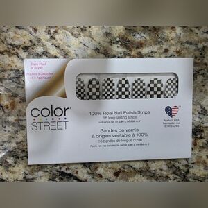 2/$10 Color Street Checkard Nail Polish Strips